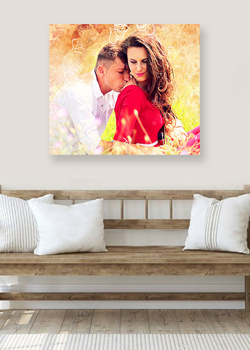 печать фото портретов в стиле Дрим Арт (Dream art) на холсте студия артхолст